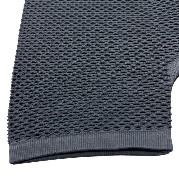 SKIMS Perforated Seamless Short Steel Gray Womens XXS - Picture 6 of 13